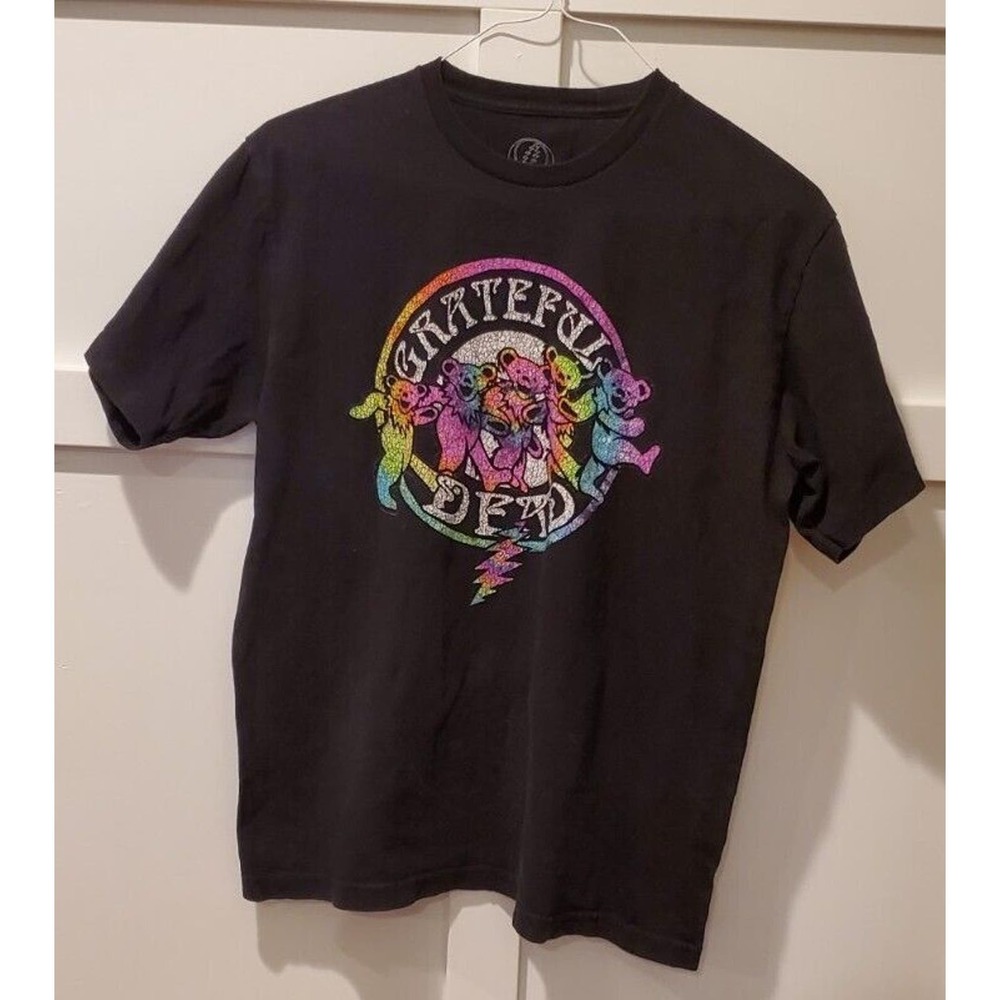 Unisex 2021 Grateful Dead Size Medium Short-sleeved Tshirt Graphic Print Bears